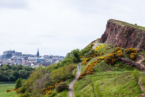 Schottland mit dem Hund
