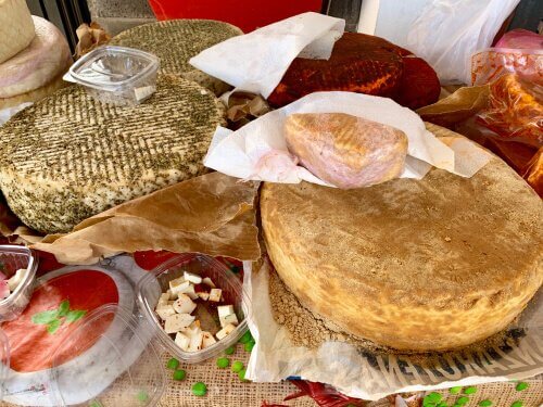 Leckerer Ziegenkäse