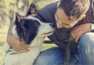 Erkrankungen der Reproduktionsorgane - Herrchen mit Hund