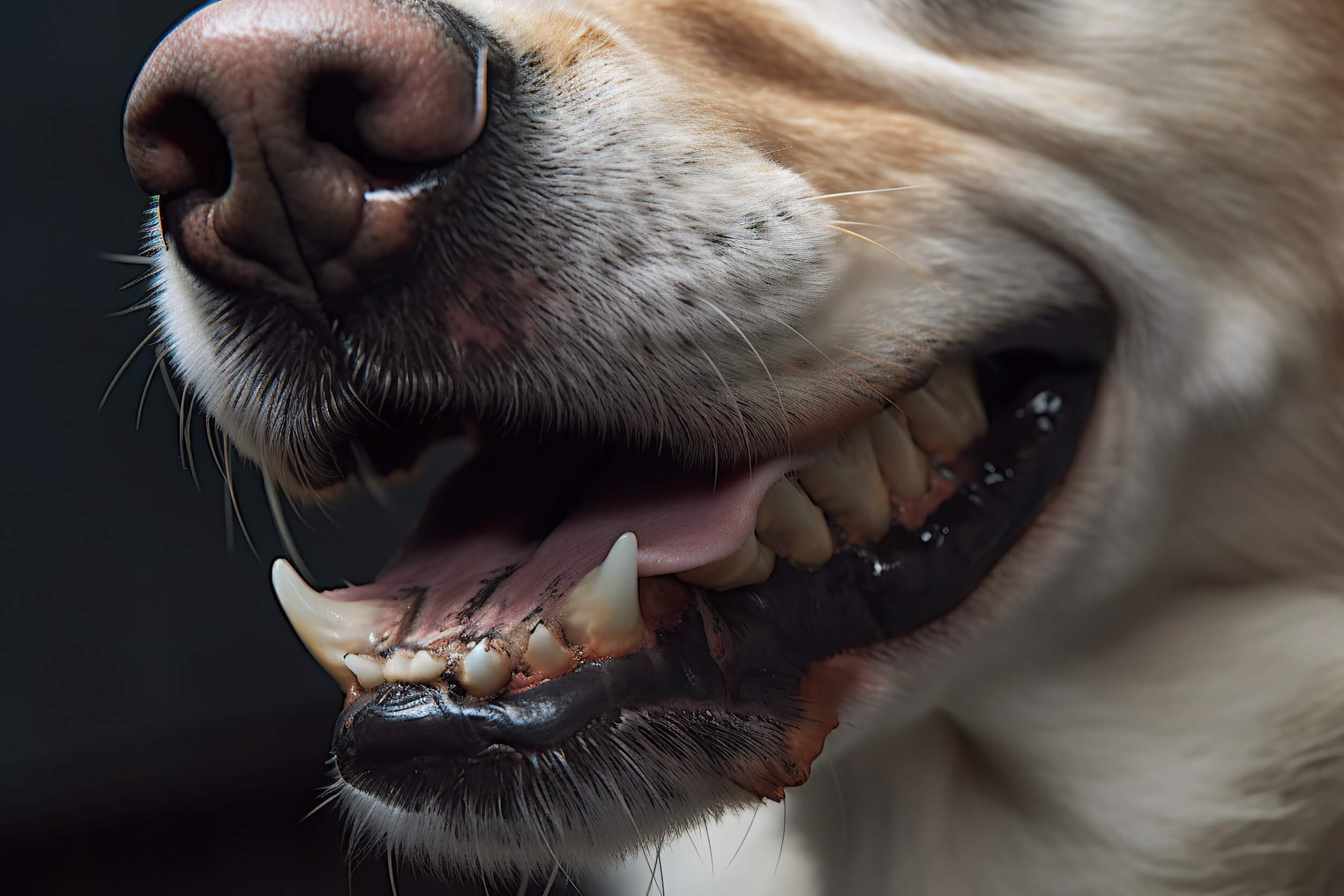 Warum klappert mein Hund mit den Zähnen?